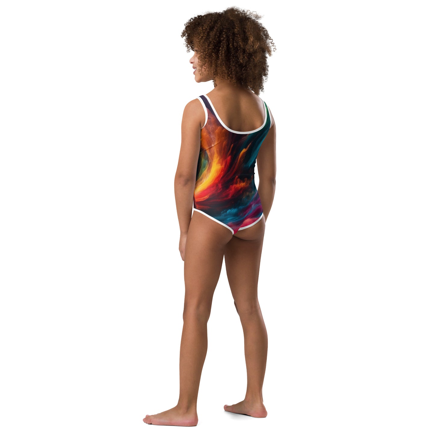 Spiral of Light: A Journey into the Unknown  Kids Swimsuit