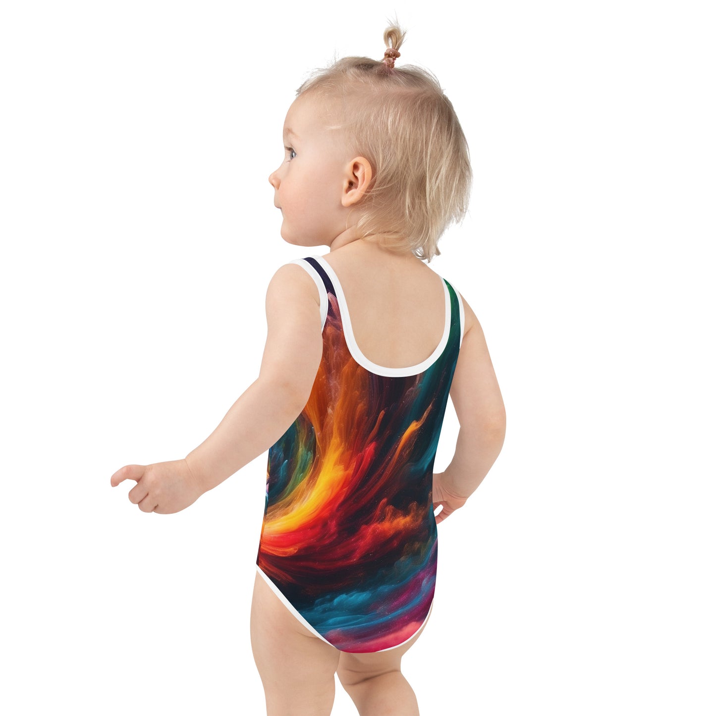 Spiral of Light: A Journey into the Unknown  Kids Swimsuit