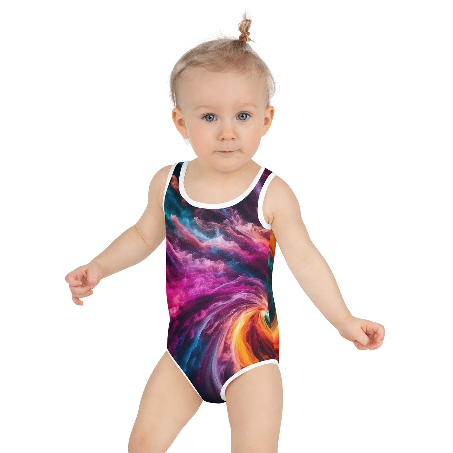 Spiral of Light: A Journey into the Unknown  Kids Swimsuit