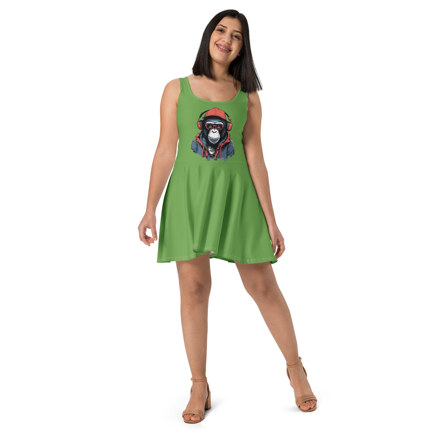 Mokey Street Crazy Skater Dress