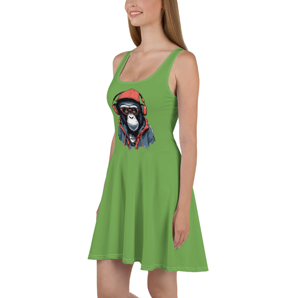 Mokey Street Crazy Skater Dress