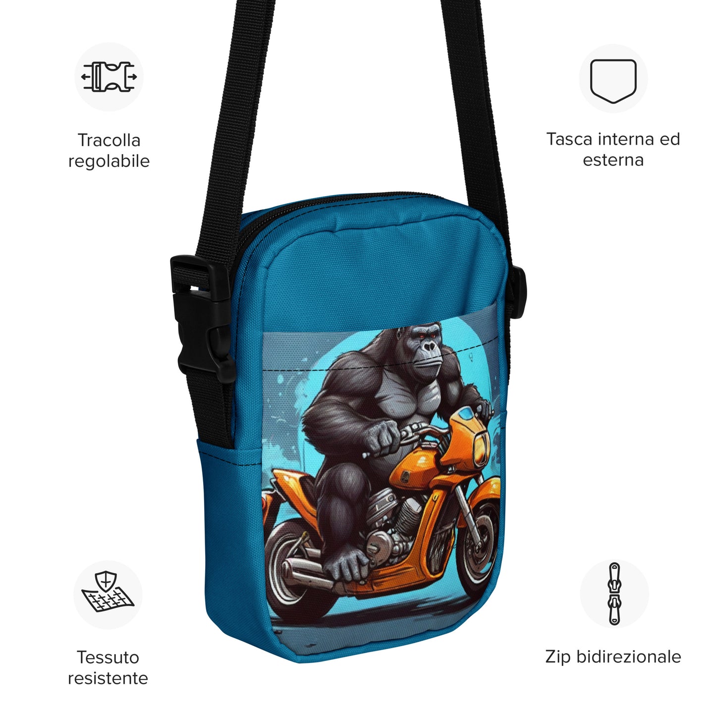 Gorilla crossbody bag